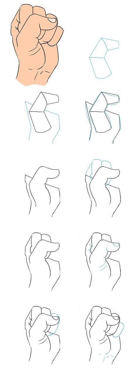 Desenhos de Punho de combate