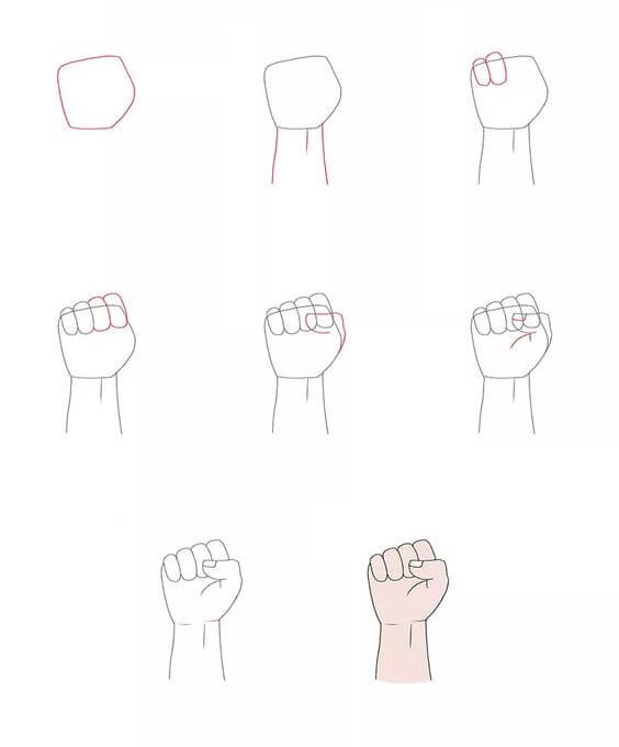 Desenhos de Punho do Herói