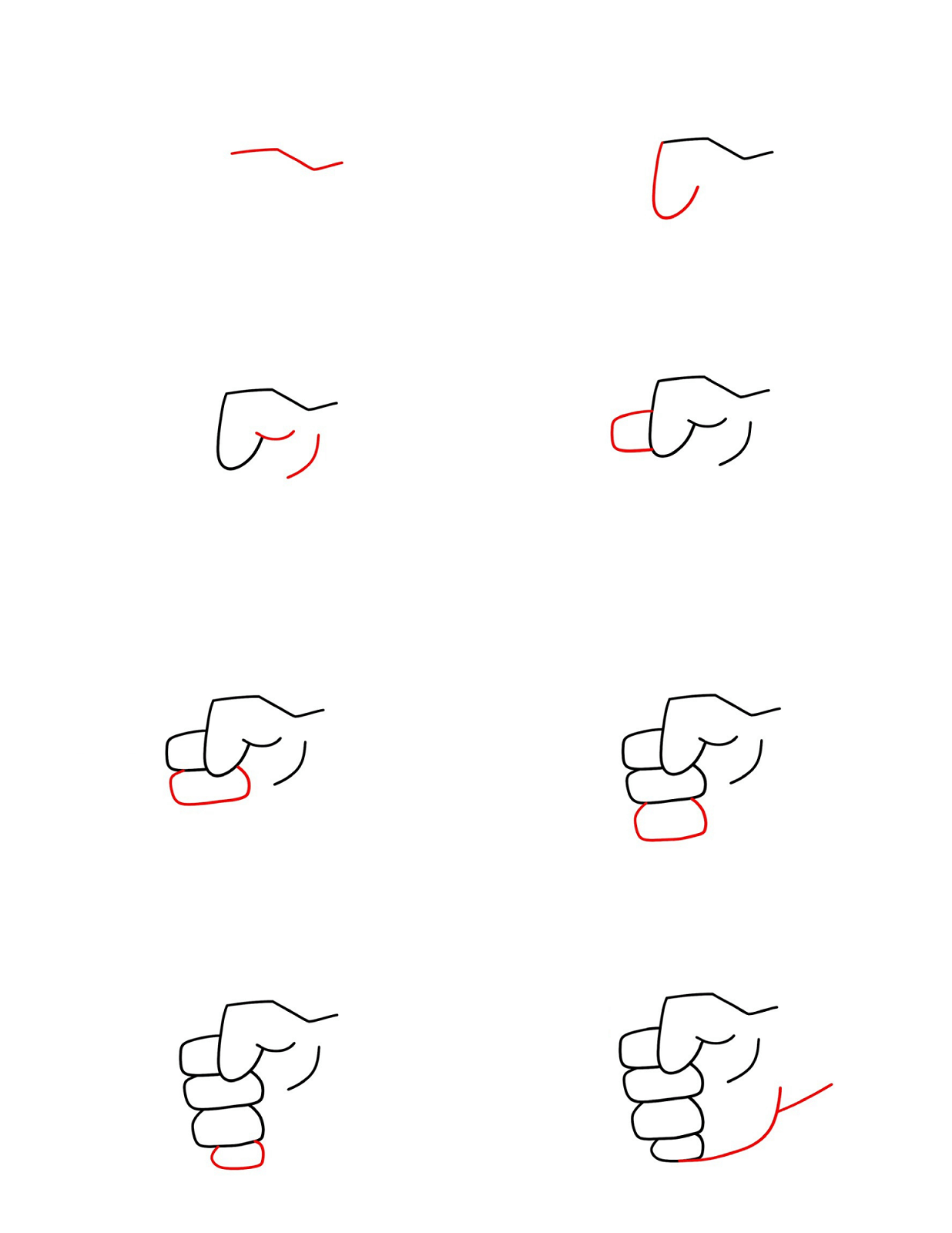 Desenhos de Punho grátis