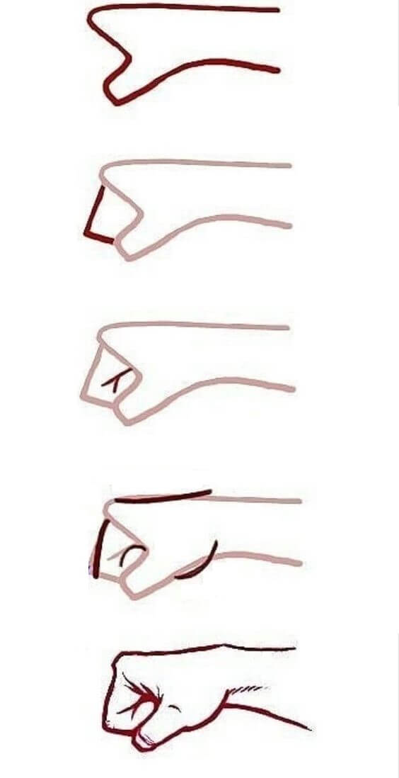 Desenhos de Punho para crianças