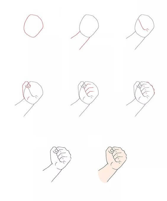 Desenhos de Punho Poderoso