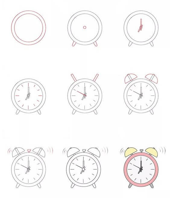 Desenhos de Relógio Diário