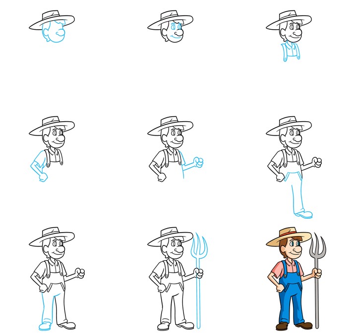 Desenhos de Fazendeiro
