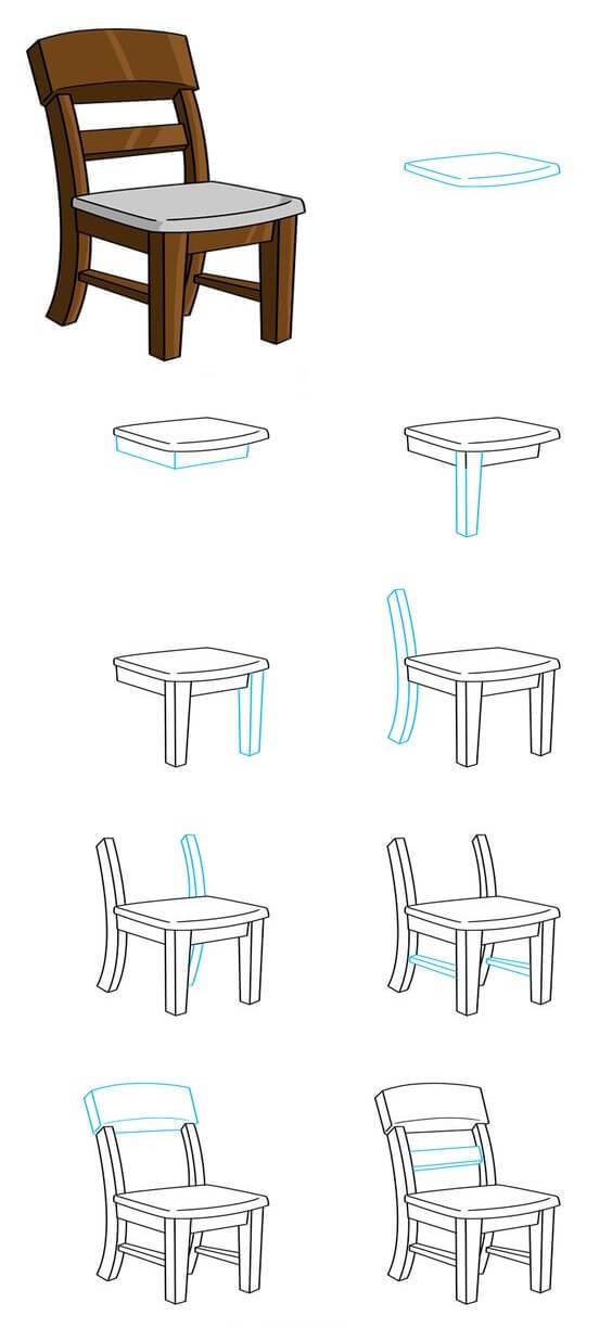 Desenhos de Uma cadeira