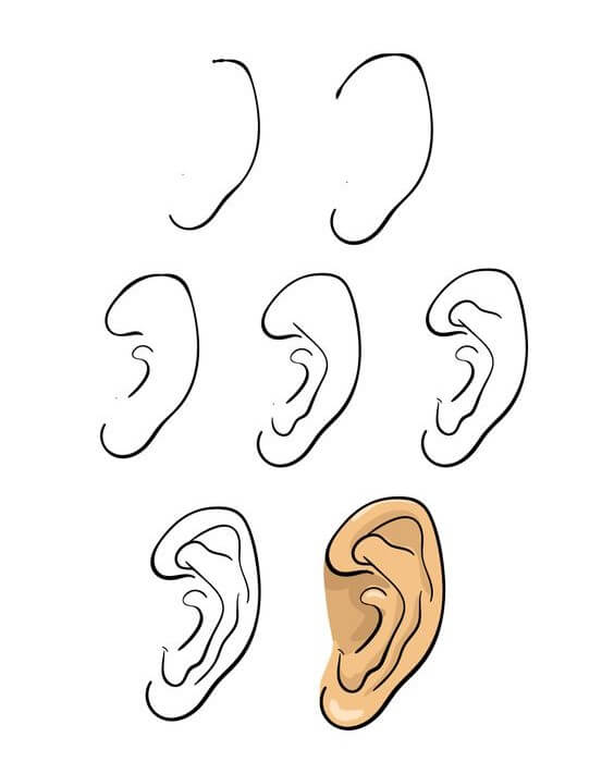 Desenhos de Uma orelha