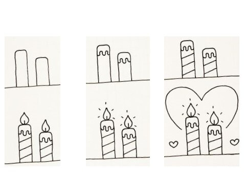 Desenhos de Vela adorável
