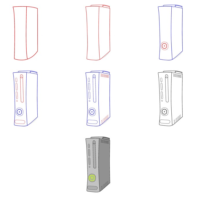 Desenhos de Xbox básico