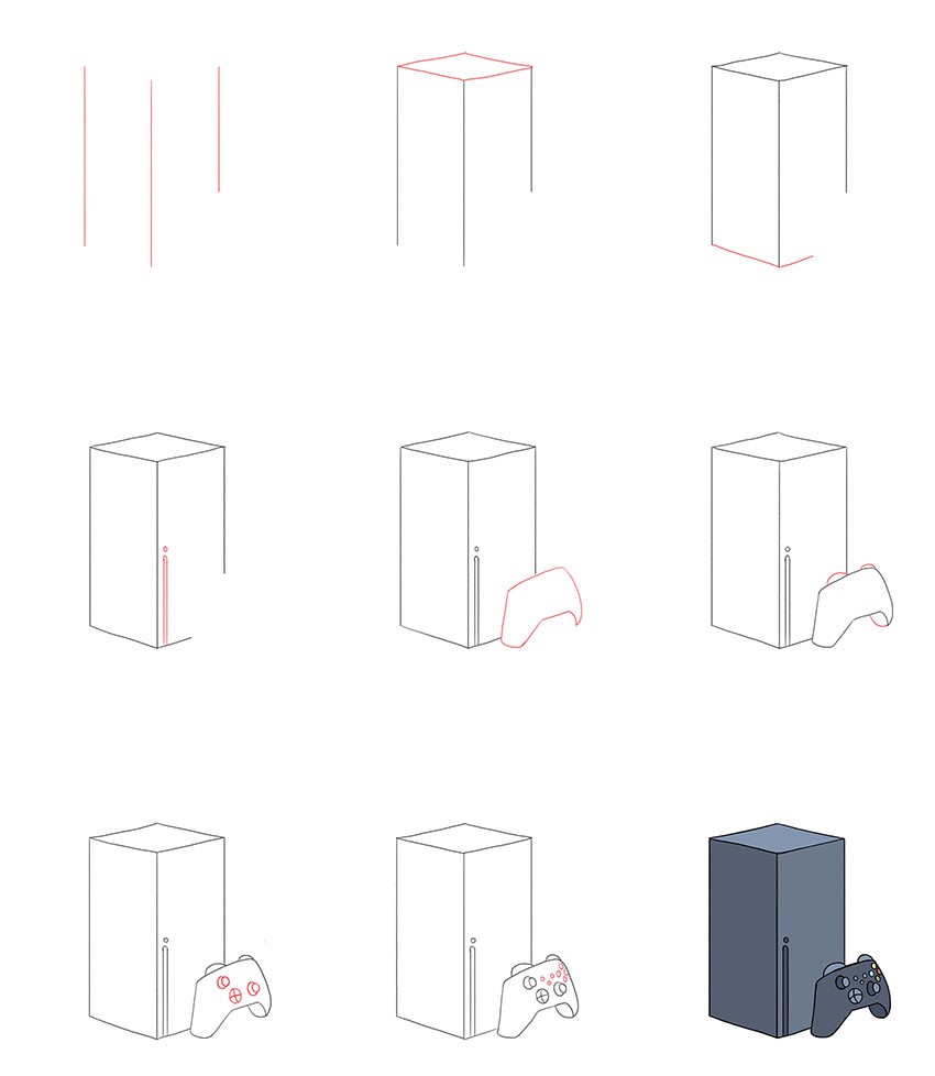 Desenhos de Xbox imprimível