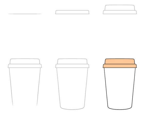 Desenhos de Xícara Alta