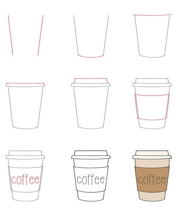 Desenhos de Xícara de Papel Grátis