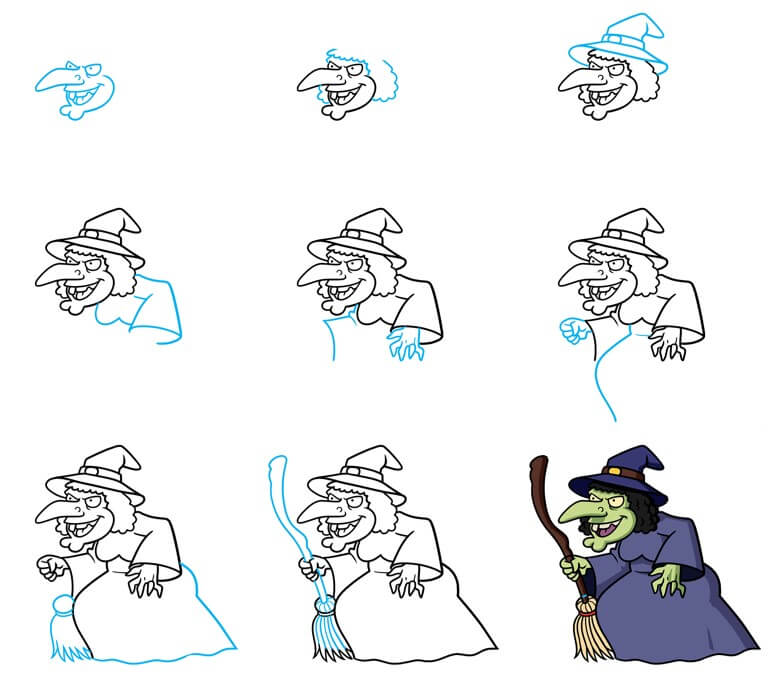 Desenhos de Bruxa malvada