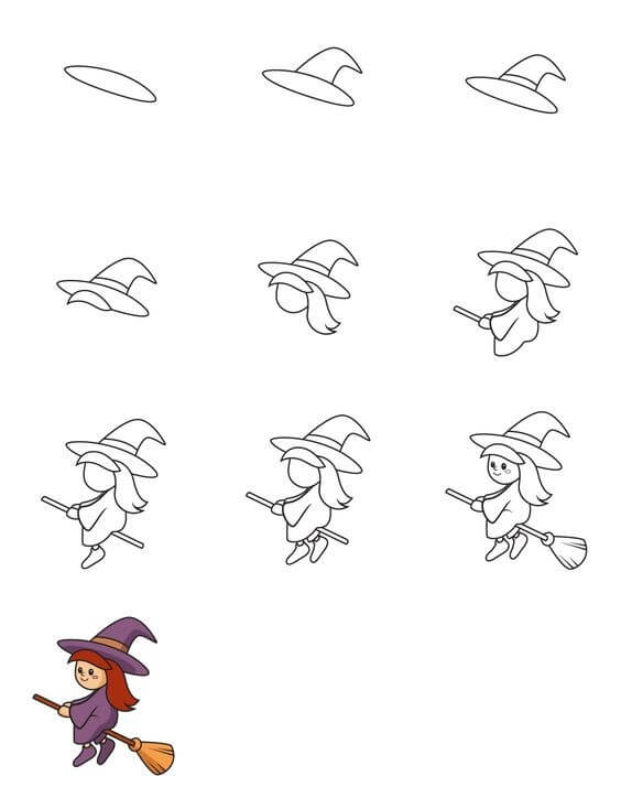 Desenhos de Bruxinha