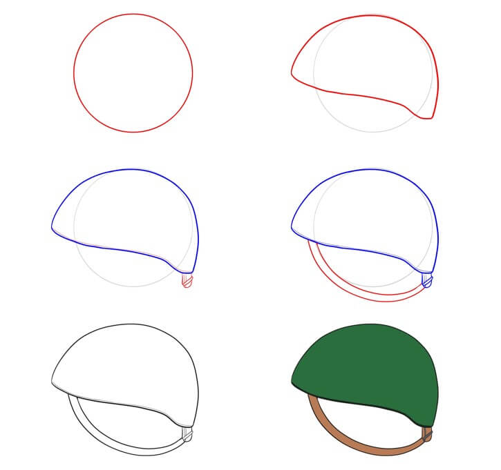 Desenhos de Chapéu simples de soldado