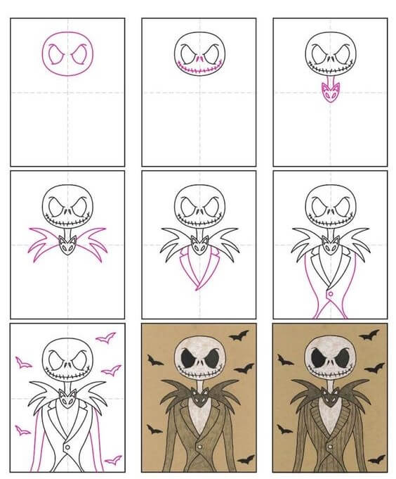 Desenhos de Detalhe de fantasma de Halloween