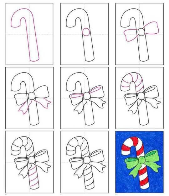 Desenhos de Doces de Natal 2