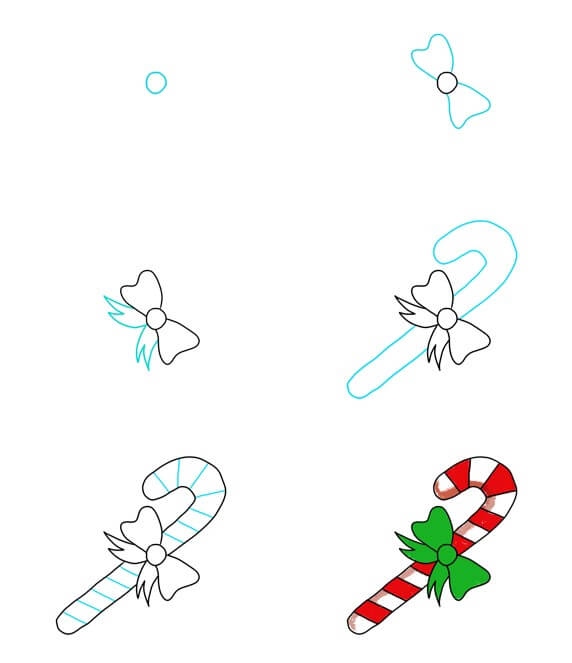 Desenhos de Doces de natal 5