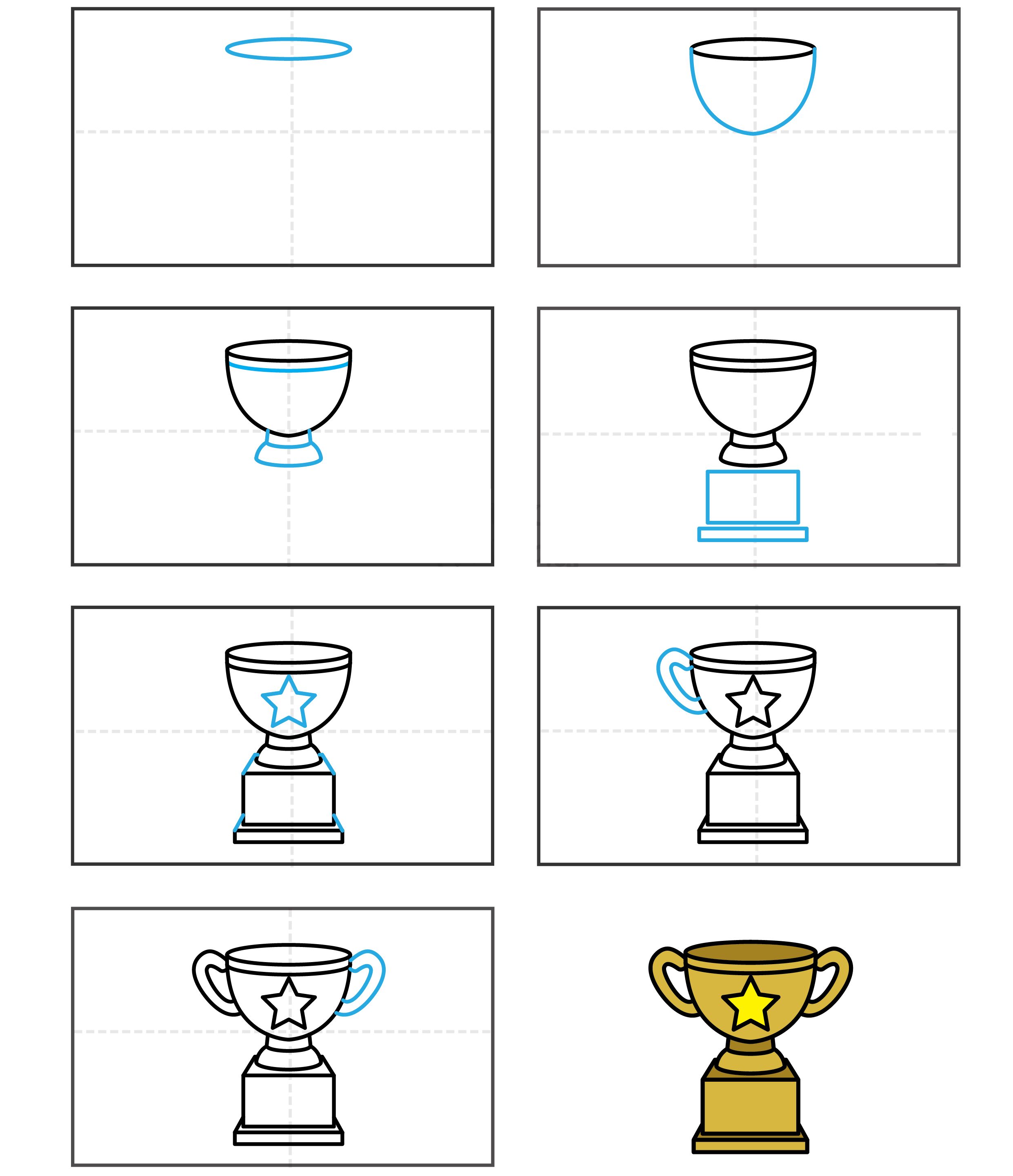Desenhos de Estrela do troféu