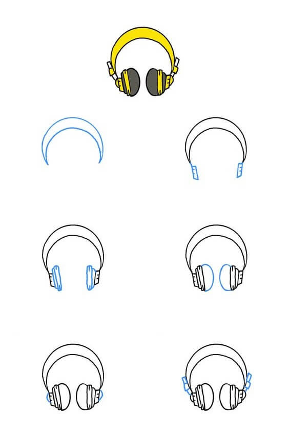 Desenhos de Ideia de fones de ouvido (1)