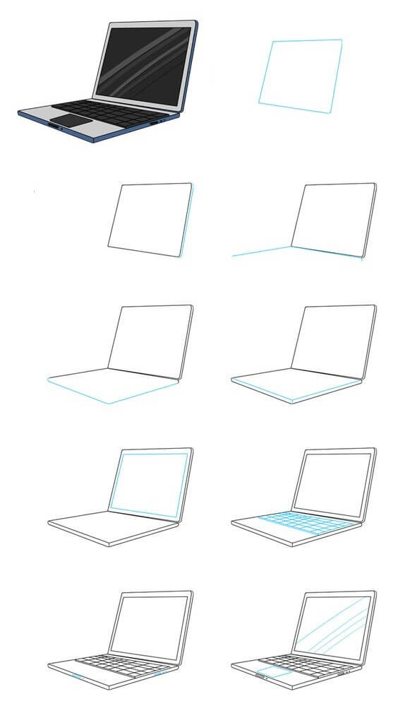 Desenhos de Ideia de laptop (2)