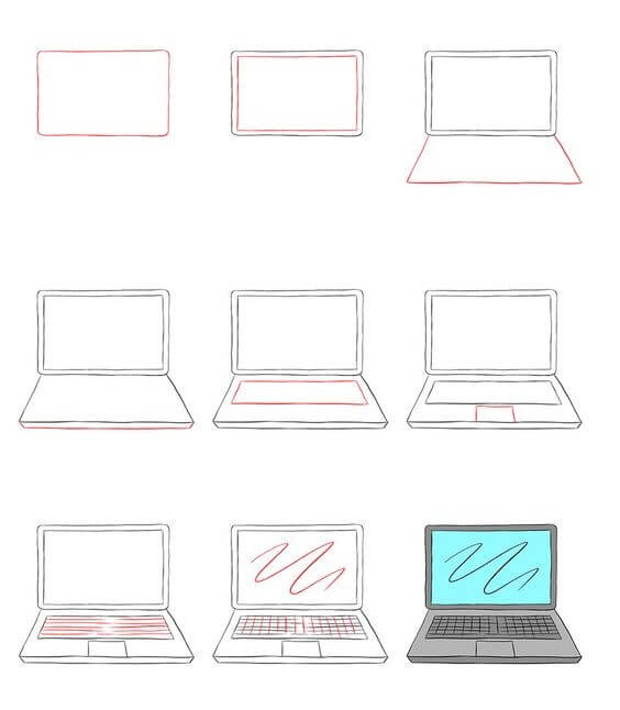 Desenhos de Ideia de laptop (4)