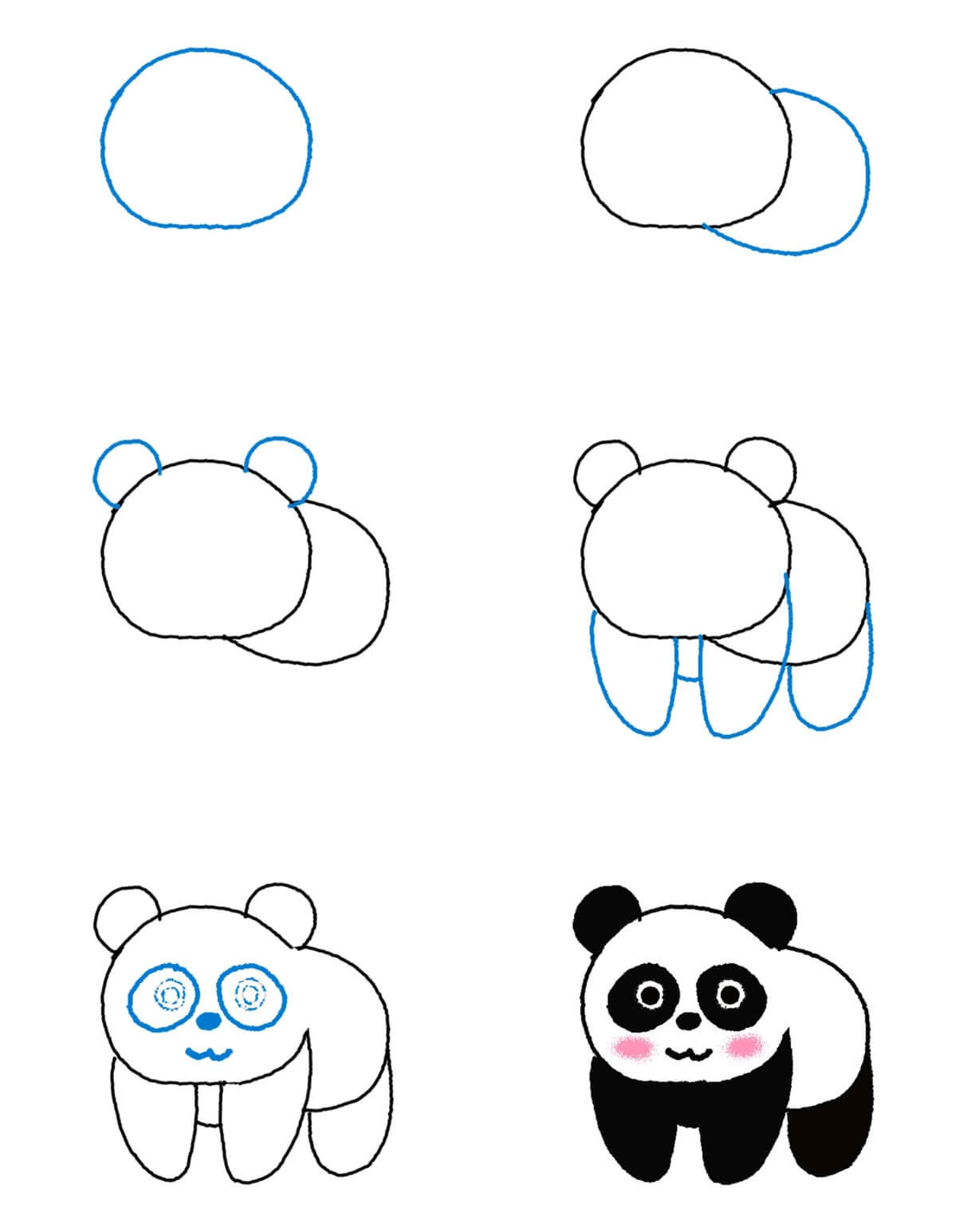 Desenhos de Ideia do urso panda (23)