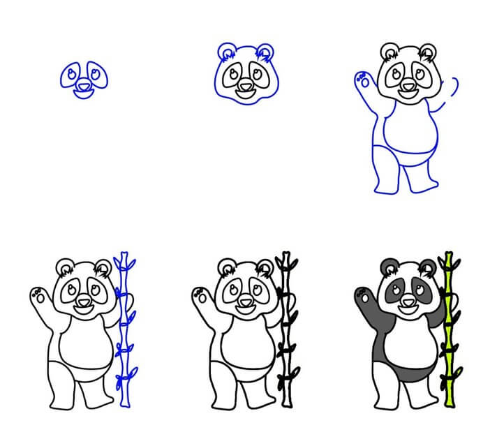 Desenhos de Ideia do urso panda (45)