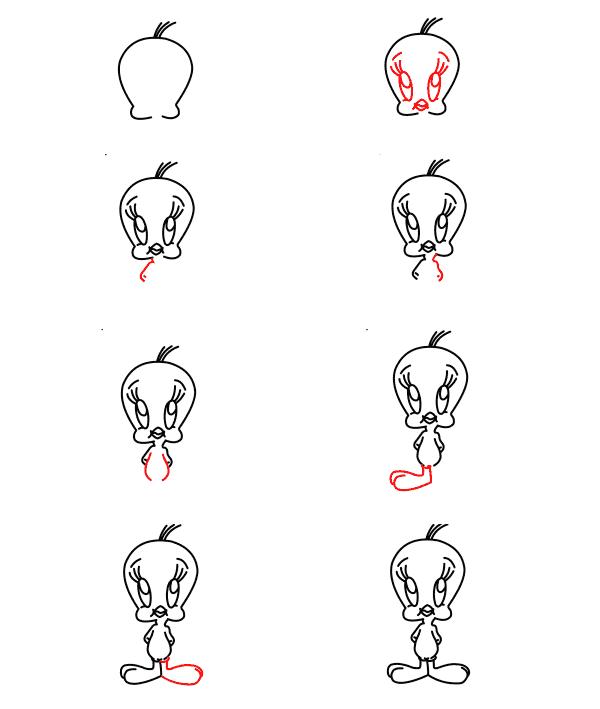Desenhos de Imagem do Piu-Piu