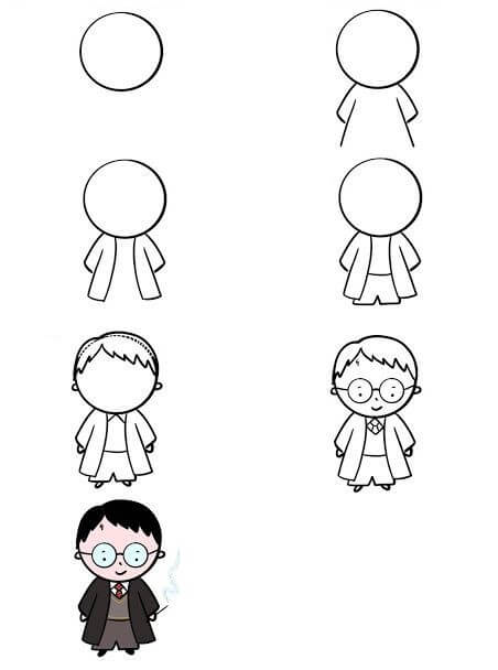 Desenhos de Imprimir Harry Potter