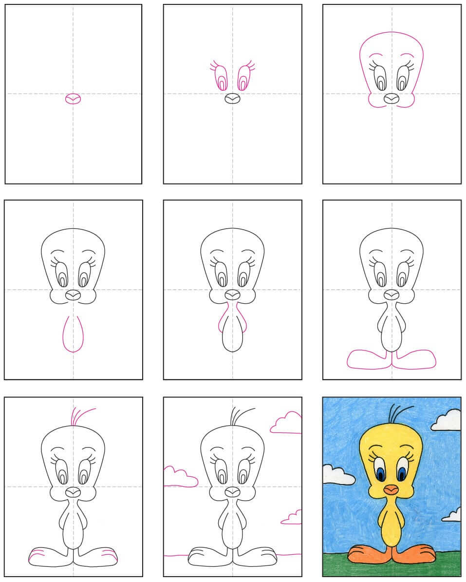 Desenhos de Liberte o Piu-Piu