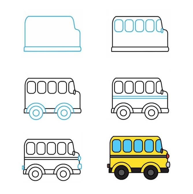Desenhos de Ônibus legal