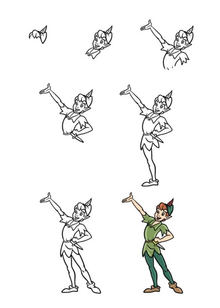 Desenhos de Peter Pan grátis