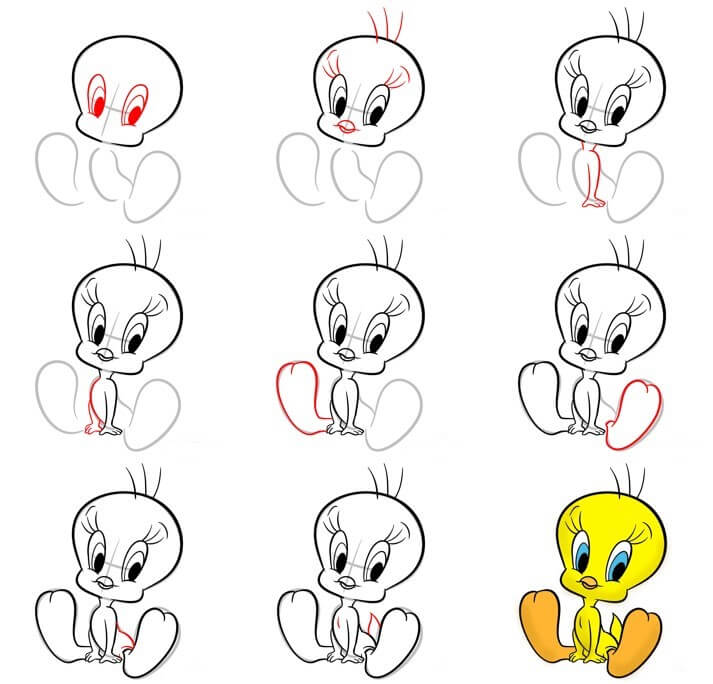 Desenhos de Piu-Piu
