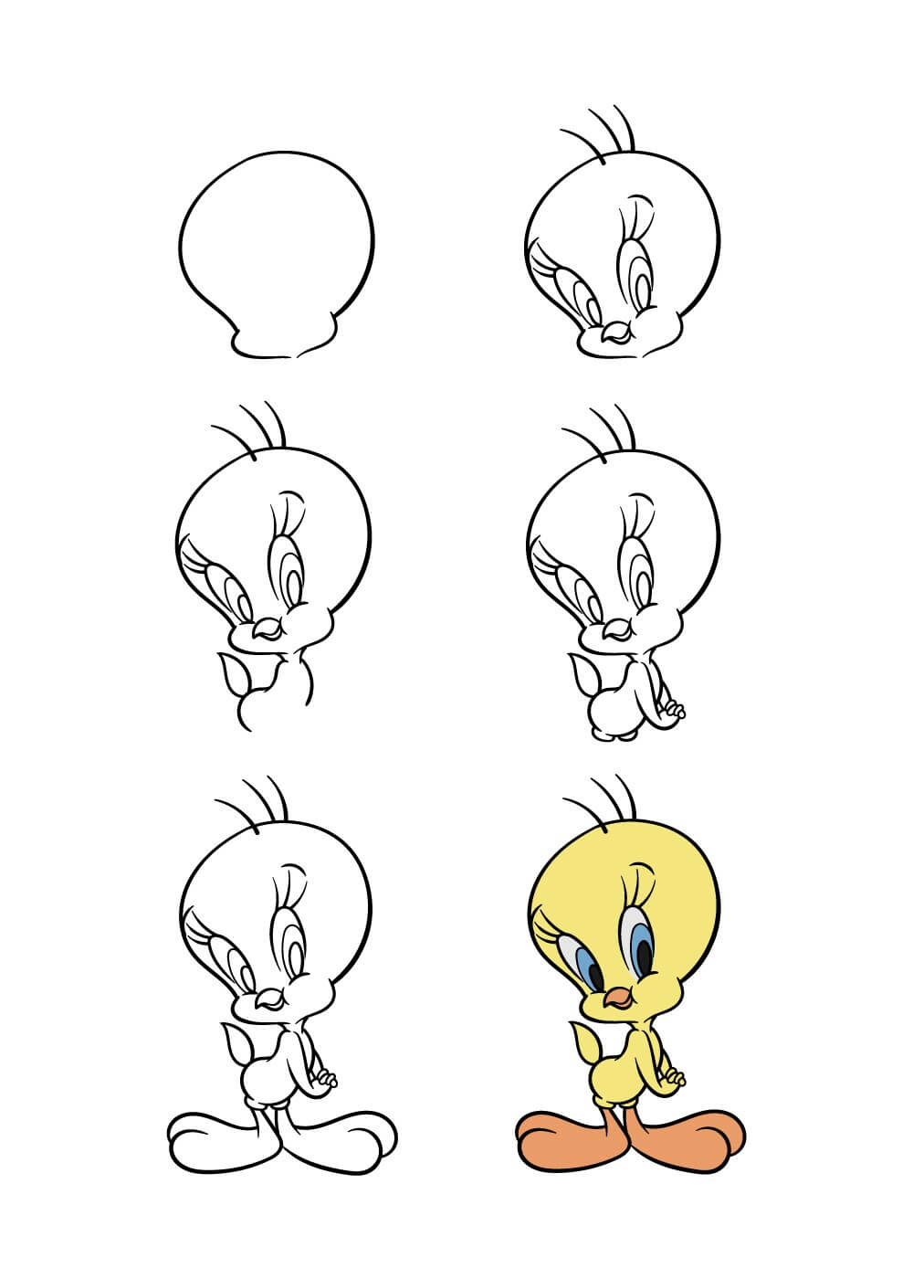 Desenhos de Piu-Piu engraçado