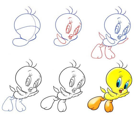 Desenhos de Piu-Piu Voador