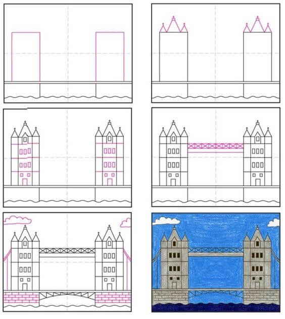 Desenhos de Ponte de Londres