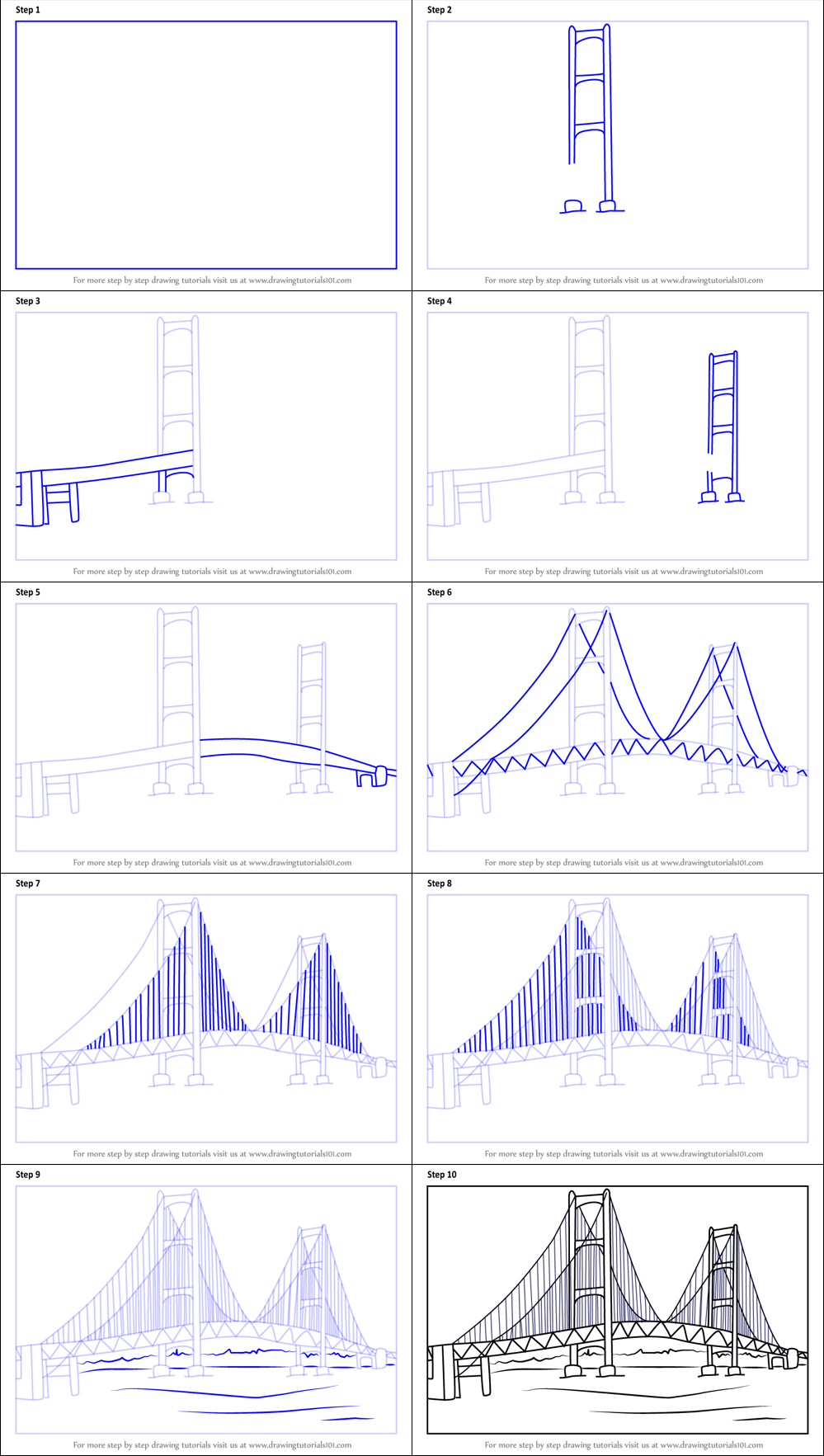 Desenhos de Ponte muito grande