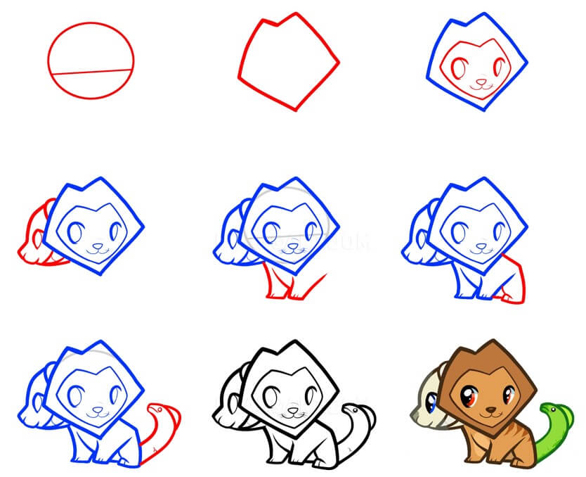 Desenhos de Quimera fofa