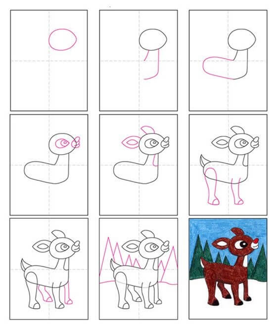 Desenhos de Reindeer