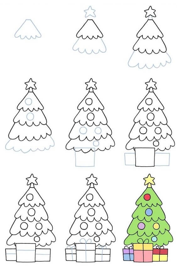 Desenhos de árvore de Natal