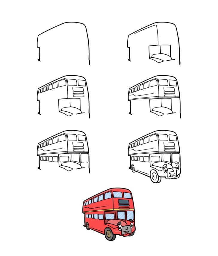 Desenhos de Sorriso de ônibus