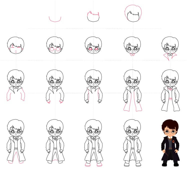 Desenhos de Suporte do Harry Potter