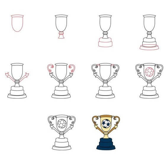 Desenhos de Troféu para o clube