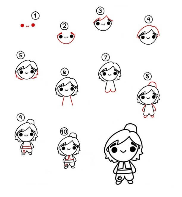 Desenhos de Aladdin chibi