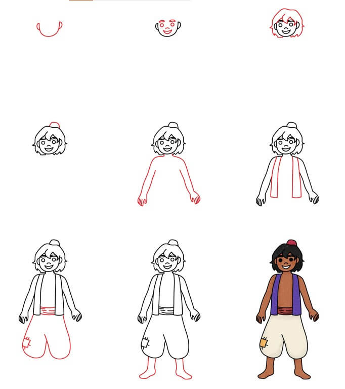 Desenhos de Aladdin