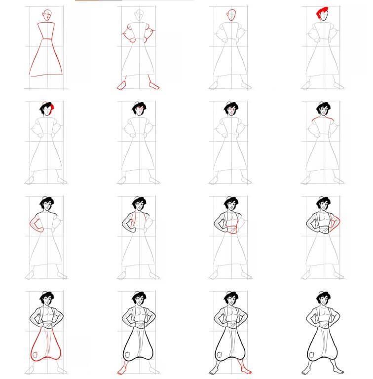 Desenhos de Aladdin grátis