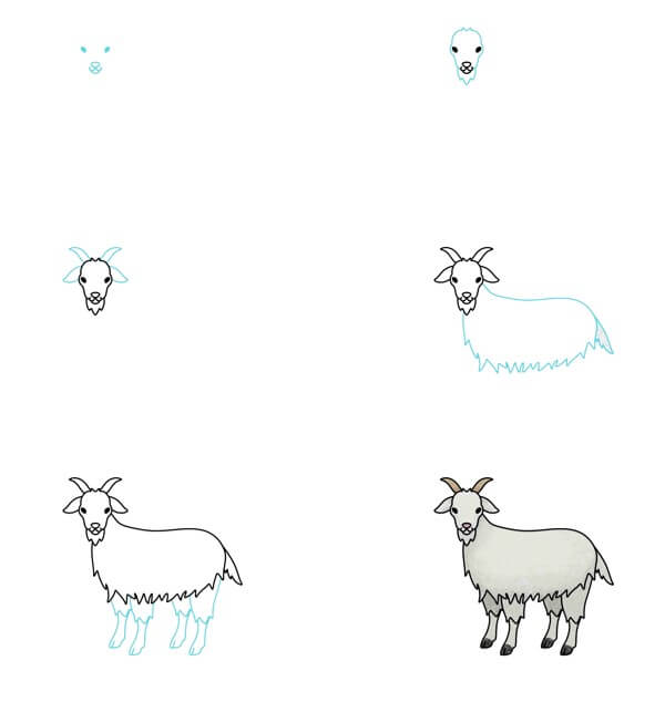 Desenhos de Cabra Velha