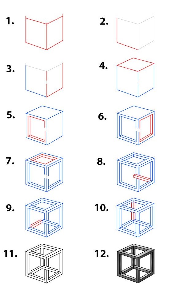 Desenhos de Complexo de Cubos