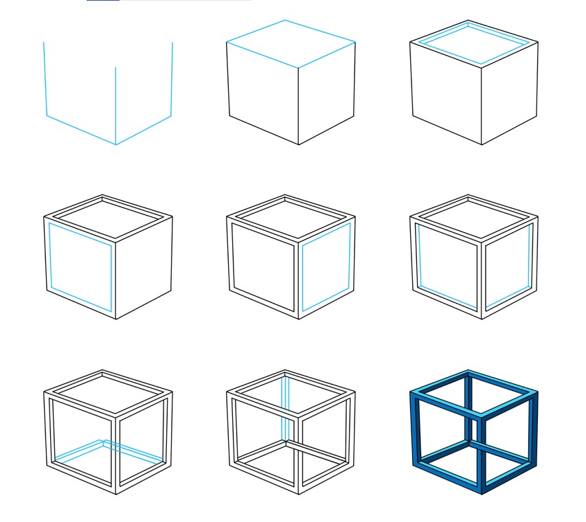 Desenhos de Cubo