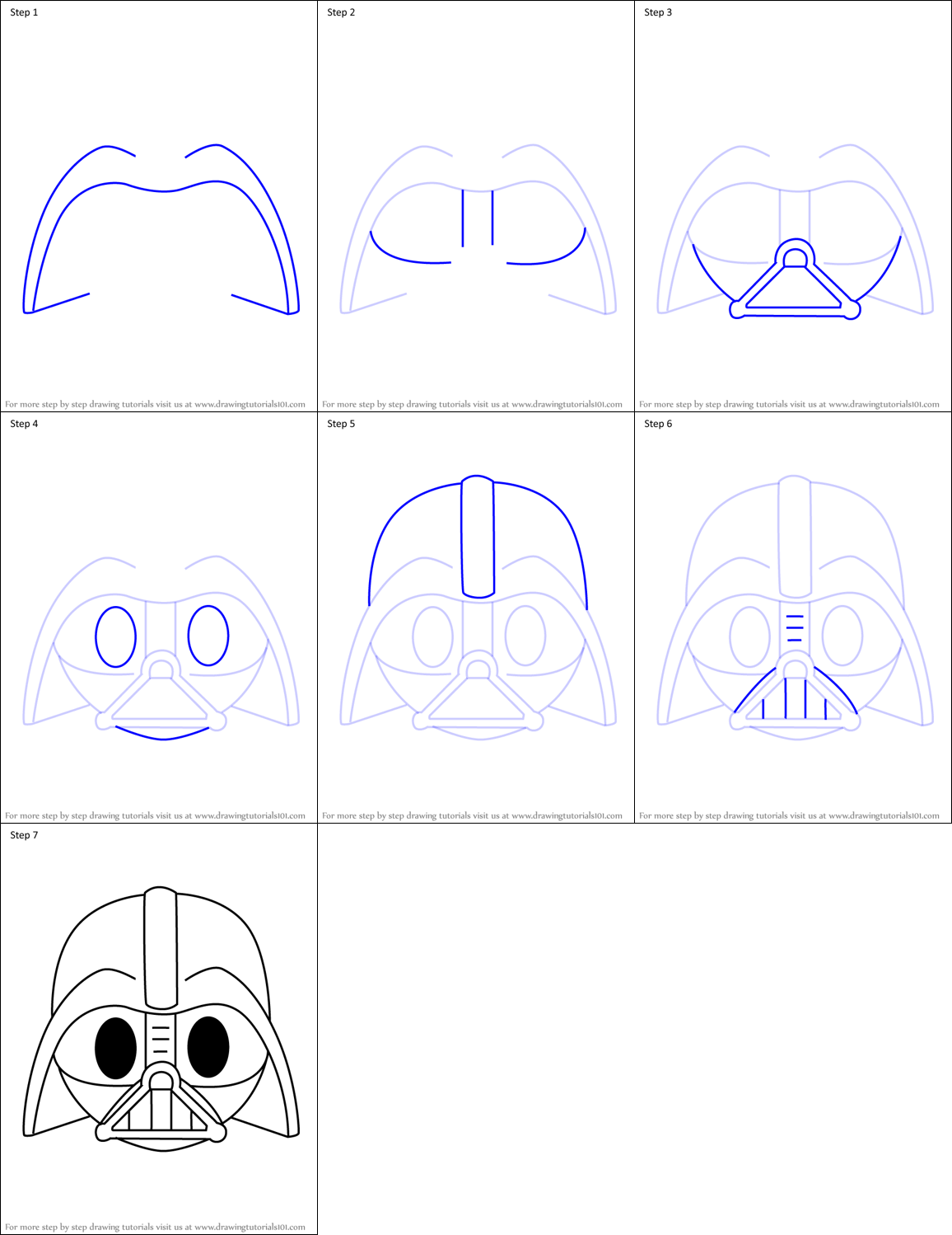 Desenhos de Darth vader head