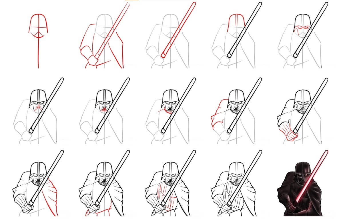 Desenhos de Darth vader idea (11)